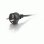 Cable de alimentación C2G 10 m, conector macho a hembra, negro