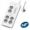 Multiprise Philips SPN7063WA/19 6 prises USB-A et USB-C avec protection GaN