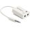 Adaptador de auriculares con micrófono StarTech MUYHSMFFADW 3,5mm 4 pines a 2x 3,5mm