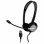Auriculares MCL MK1A99BZCSQMUSBAB con cable USB, cancelación de ruido, oficina y call center, negros