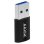 Ladegerät Port Designs 65W GaN USB-C und USB-A, Schwarz