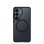 Capa OtterBox React Magnets Series Cover resistente preta transparente para Galaxy S26