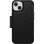 Funda para móvil OtterBox Strada cartera piel negra cierre magnético para iPhone 14 Plus