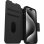 Funda para móvil OtterBox Strada Folio pelle nera magnetica per iPhone 15 Pro