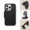 Funda para móvil OtterBox Strada Folio pelle nera magnetica per iPhone 15 Pro