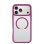 Funda para móvil OtterBox React MagSafe Cover plástico rosa transparente para iPhone 17 Pro Max
