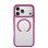 Funda para móvil OtterBox React MagSafe Cover plástico rosa transparente para iPhone 17 Pro Max