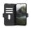 Funda para móvil dbramante1928 Oslo Pro Folio couro sintético preto 3 bolsos para Galaxy S25