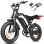Mota Elétrica Eskute V202 250W 48V 20.8Ah 20x4 Freios Mecânicos Preta