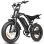 Mota Elétrica Eskute V202 250W 48V 20.8Ah 20x4 Freios Mecânicos Preto