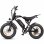 Mota Elétrica Eskute V202 250W 48V 20.8Ah 20x4 Freios Mecânicos Preto