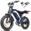 Mota Elétrica Eskute V202 250W 48V 20.8Ah 20x4 Freios Mecânicos