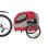 Remorque pour animaux Sepnine 10801 Pliable Transpirable 3 Poches Rouge