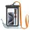 Funda Impermeable Tech-protect Para Dispositivos De Hasta 8,9" - Negro/naranja