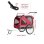 Remorque pour animaux Sepnine 10202b 40kg pliable - Rouge