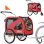 Remorque pour animaux Sepnine 10202b 40kg pliable - Rouge