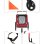 Remorque pour animaux Sepnine 10202b 40kg pliable - Rouge