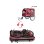 Remorque pour animaux Sepnine 10202b 40kg pliable - Rouge