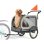 Remorque pour animaux Sepnine 10202ns, Max 50kg, Manette 6 niveaux, Gris