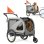 Remorque pour animaux Sepnine 10202ns, Max 50kg, Manette 6 niveaux, Gris