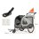 Remorque pour animaux Sepnine 10202ns, Max 50kg, Manette 6 niveaux, Gris