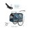 Remorque pour Animaux Sepnine 10202b 40kg Pliable - Bleu