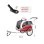 Remorque pour animaux Sepnine 20303b Pliante Imperméable 30kg - Rouge