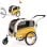 Remorque pour animaux Sepnine 20303b Pliable Imperméable 30kg Jaune