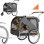 Remorque pour Animaux Sepnine 10202b 40kg Pliable - Gris Foncé
