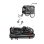 Remorque pour Animaux Sepnine 10202b 40kg Pliable - Gris Foncé