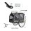Remorque pour Animaux Sepnine 10202b 40kg Pliable - Gris Foncé