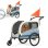 Remorque pour animaux Sepnine 10202ns, Max 50kg, Manette 6 niveaux, Gris Bleu