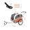 Remorque pour animaux Sepnine 20303b Pliante Imperméable 30kg Orange