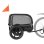 Remorque pour animaux Sepnine 20303n Pliante Imperméable 23kg Gris