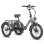 Bicicleta Elétrica Fafrees F20 Mate 250W 48V20ah 20" Freios a Disco Hidráulicos Cinzento Chumbo
