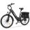 Bicicleta Eléctrica Eskute C202 250W 48V 17.5Ah 26" Negro