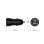 Autolader DBRAMANTE1928 CC18MOBL7104 USB 2.0 und Typ C Schwarz
