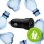 Chargeur Auto DBRAMANTE1928 CC18MOBL7102 USB 2.0 Noir
