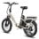 Bicicleta Elétrica Dobrável Fafrees F20 Flex - Motor 250W Bateria 36V25Ah Bege