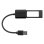 Câble USB Targus ACC110401GLX 0,1 m USB A vers USB C Noir