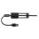 Câble USB Targus ACC110401GLX 0,1 m USB A vers USB C Noir