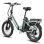 Bicicleta Eléctrica Plegable Fafrees F20 Flex 250W 36V 25Ah Verde Morado