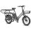 Bicicleta Elétrica Fafrees Ff20 Cuv 250w 48v24ah 20" Freios Hidráulicos Cinzento