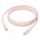 Cable USB-C a USB-C DBRAMANTE1928 1,5 m Rosa Carga Rápida