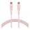 Cable USB-C a USB-C DBRAMANTE1928 1,5 m Rosa Carga Rápida