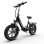 Bicicleta Elétrica Maxturn Literider 2.0 500W 48V 13.5Ah 20 Polegadas