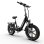Bicicleta Elétrica Maxturn Literider 2.0 500W 48V 13.5Ah 20 Polegadas