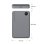 Externe Batterie Dbramante1928 CP10SLBL7178 10000 mAh Kabelloses Laden Grau
