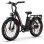 Vélo électrique Drvetion Ctr26 1000W Batterie 48V20AH 26 Pouces Freins Hydrauliques Noir