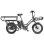 Bicicleta Eléctrica Plegable Fafrees Ff20 Cuv 20" Motor 250W Batería 48V 30Ah Gris Plomo